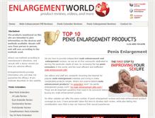 Tablet Screenshot of enlargementworld.com